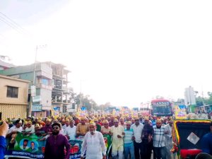 পদ্মা সেতু উদ্বোধন: শাজাহানপুর আ.লীগের বর্ণাঢ্য আনন্দ শোভাযাত্রা