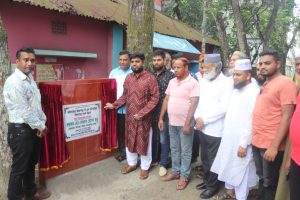 শাজাহানপুরে সেনাপল্লী রাস্তার উন্নয়ন কাজের উদ্বোধন