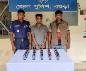 বগুড়ায় ২০ পিচ ফেন্সিডিলসহ যুবক গ্রেফতার