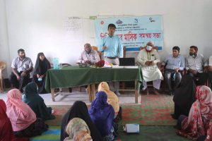 শাজাহানপুরে মাসিক শিক্ষক সমন্বয় সভায় বক্তব্য রাখেন উপজেলা নির্বাহী কর্মকর্তা আসিফ আহমেদ। ছবিঃ এনসিএন