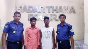 বগুড়ায় ৩টি বাই-সাইকেল উদ্ধার, গ্রেফতার ২।
