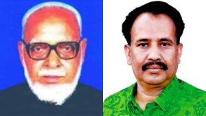 বগুড়া জেলা পরিষদ নির্বাচনে দলীয় মনোনীত প্রার্থী ডা.মকবুল হোসেন, স্বতন্ত্র প্রার্থী আঃ মান্নান।