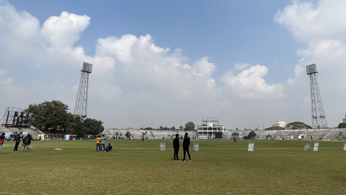 বগুড়া শহীদ চান্দু স্টেডিয়াম। ছবি: এন সি এন