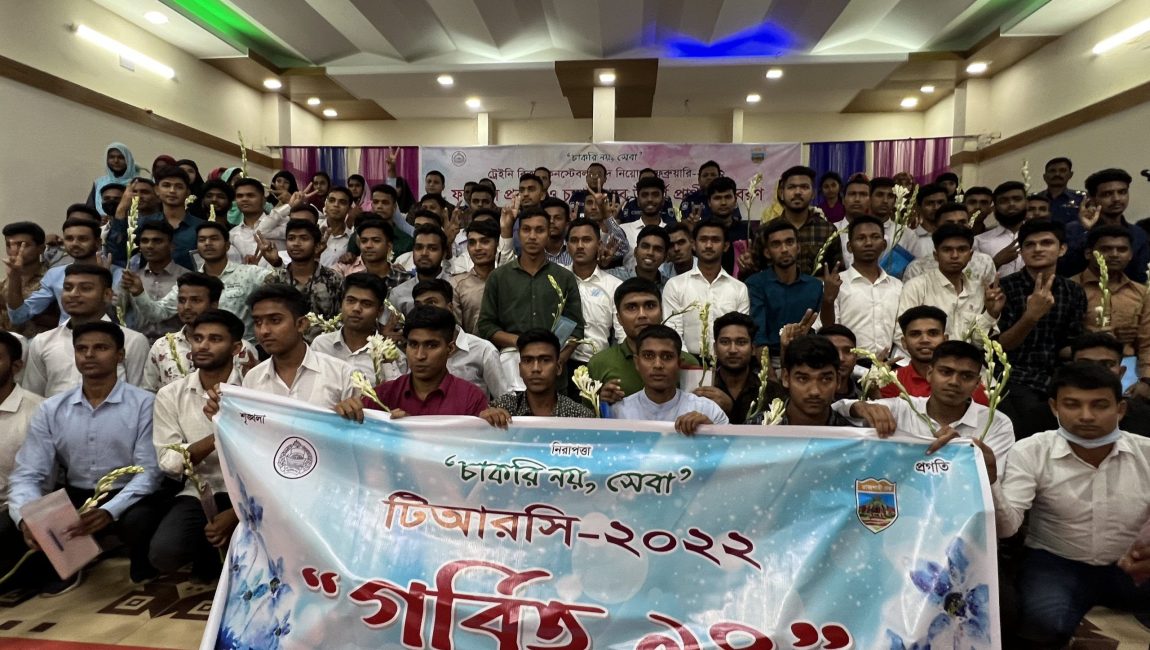 বগুড়ায় কন্সটেবল পদে পুলিশ বাহিনীতে যোগ হলো নতুন ৯৪ জন। ছবিঃ এনসিএন