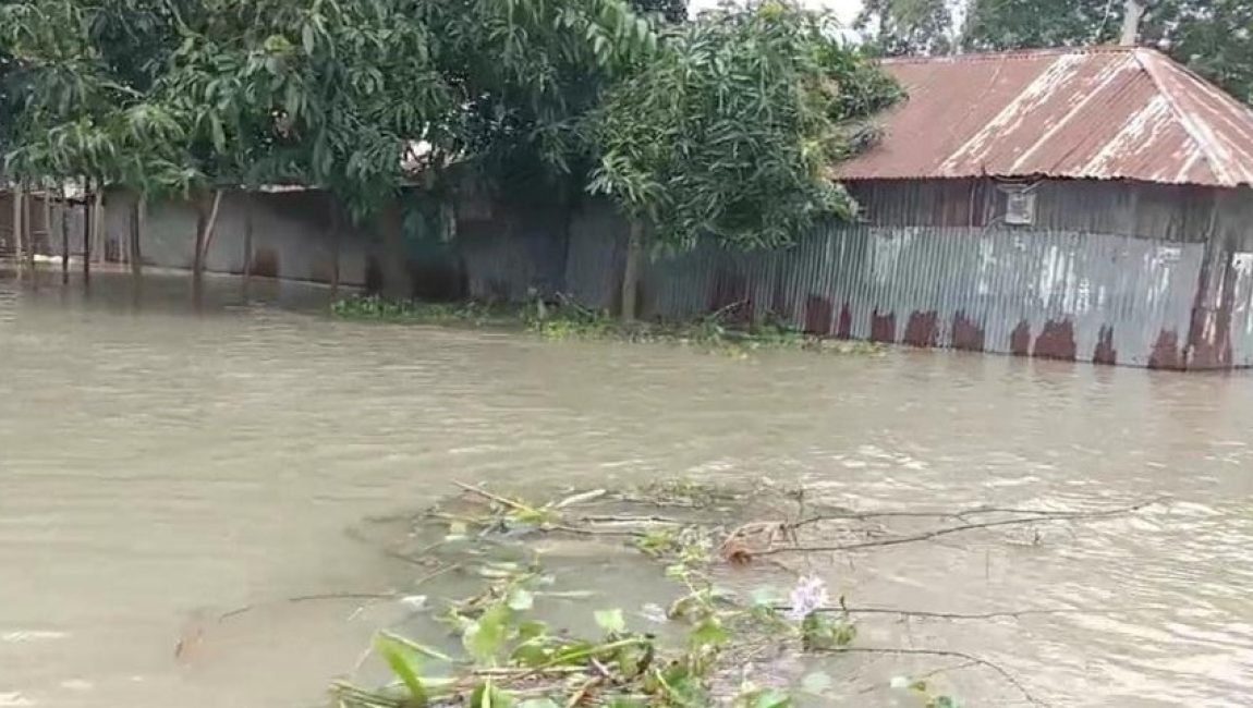 উজান থেকে আসা ঢল ও দেশের অভ্যন্তরে বর্ষনে বগুড়ায় যমুনায় পানি বৃদ্ধি অব্যাহত রয়েছে।