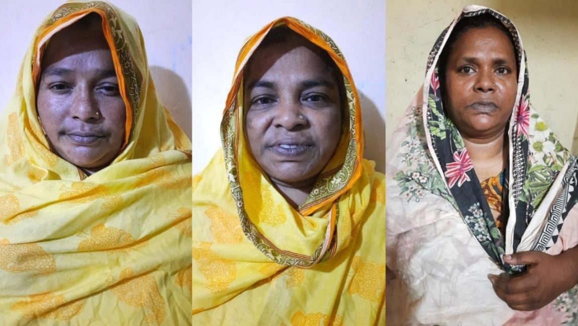 বগুড়ায় পুলিশ কর্মকর্তাকে লাঞ্চিত'র ঘটনায় ৩ দাদন ব্যবসায়ী গ্রেফতার। ছবি: এনসিএন