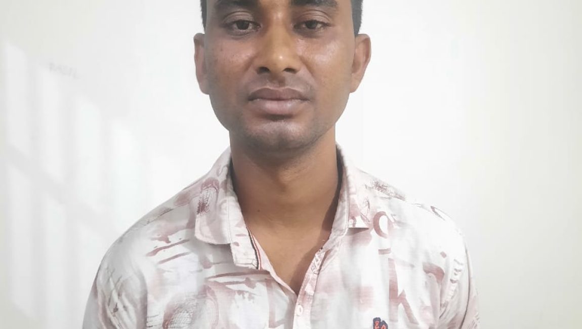 গ্রেফতারকৃত আসামী আনজুরুল ইসলাম অপু (২৮)