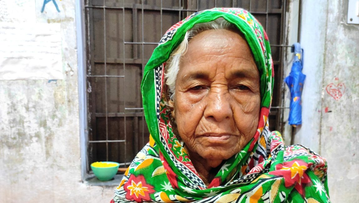 গুলজান বেওয়া (৮০)। ছবি: এনসিএন