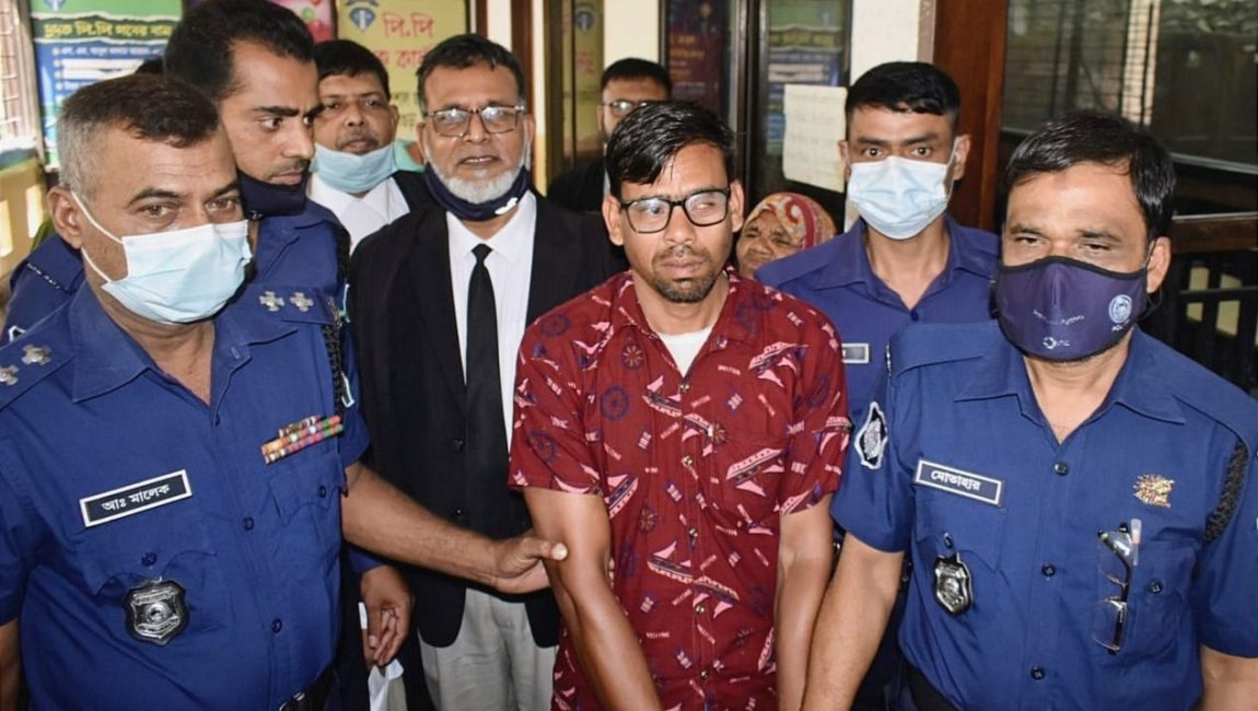 যাবজ্জীবন কারাদণ্ড প্রাপ্ত আসামী বুদু মন্ডল (৪৩)। ছবি: এনসিএন