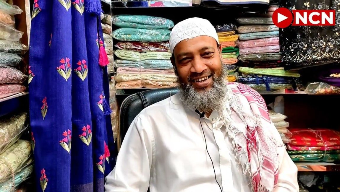 শাড়ির দোকানে নেই ক্রেতার ভীড়