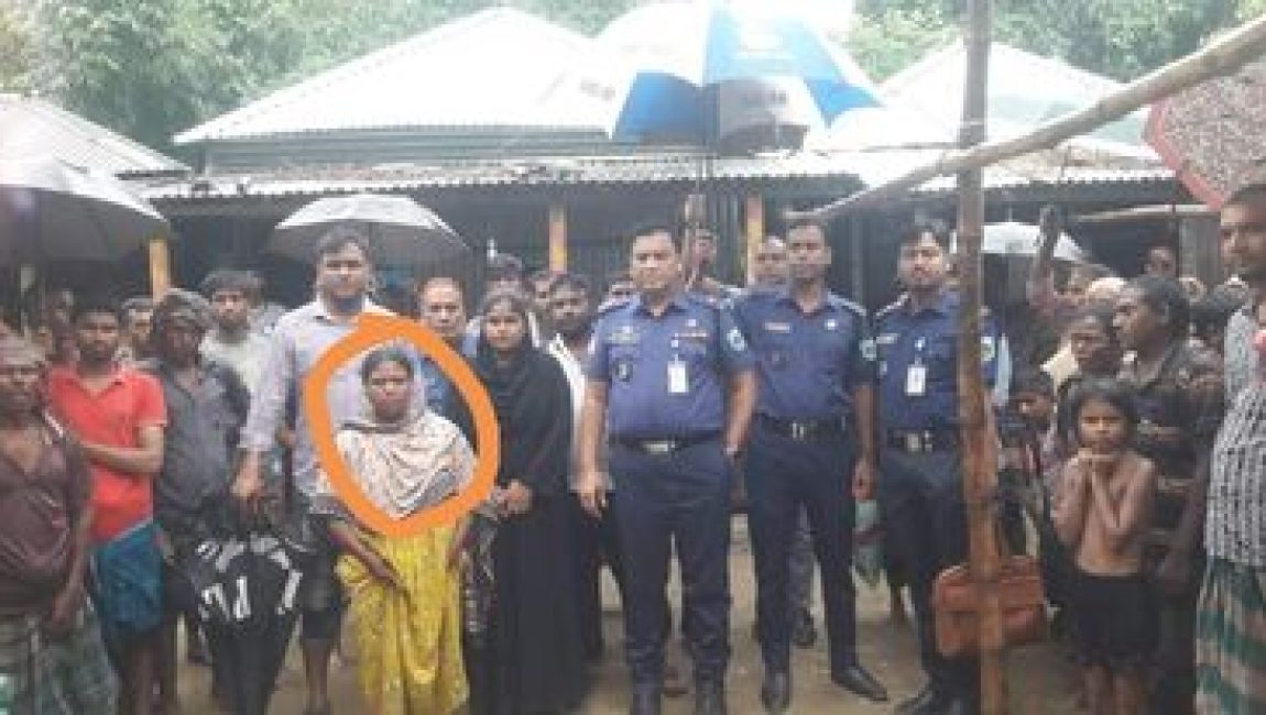 আটককৃত বিউটি খাতুন।